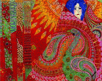 Houten legpuzzel voor volwassenen van Vittorio Zeccin, Salome - Art Nouveau Art Deco - 338 stukjes