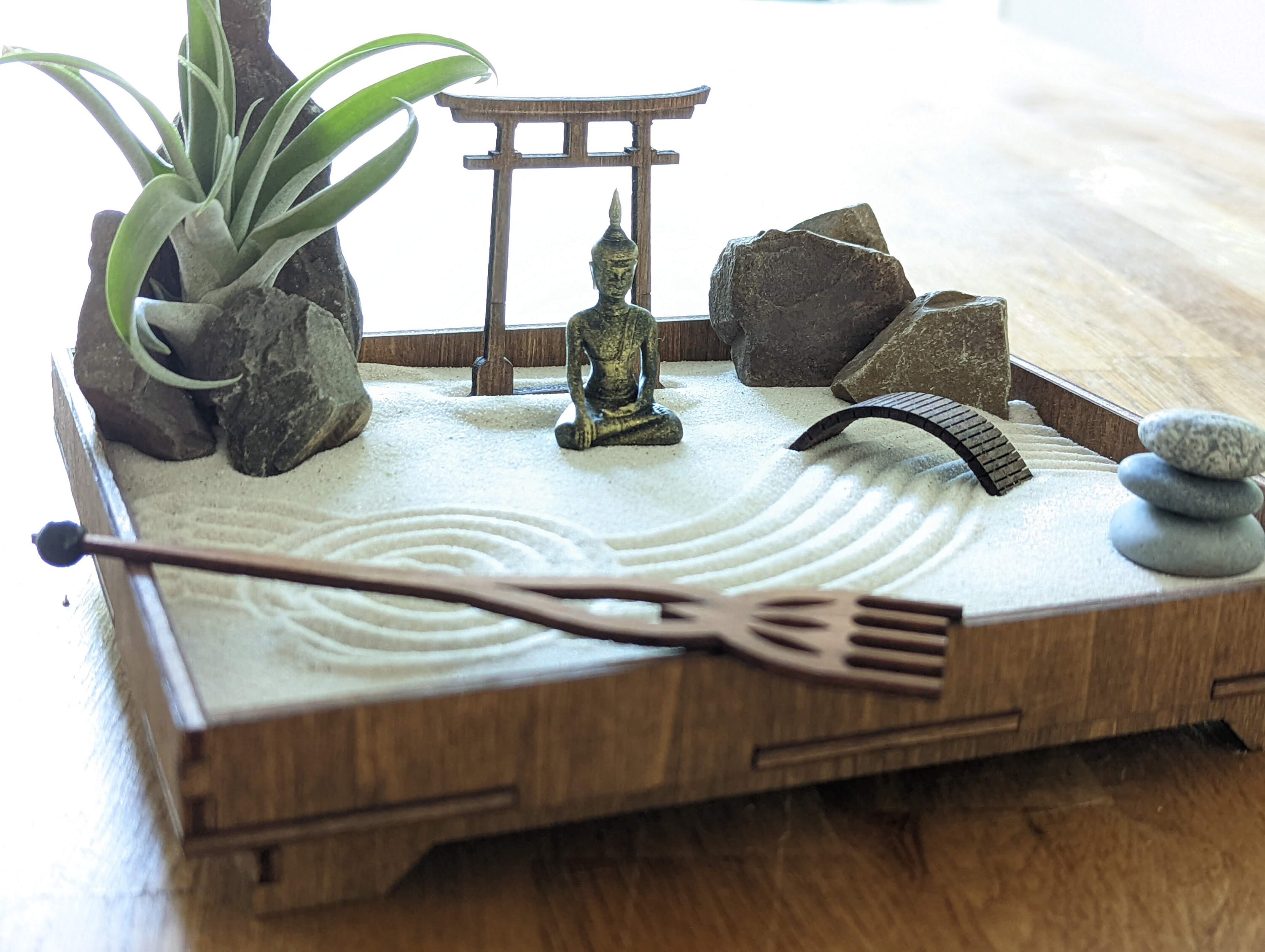 Sandbox Garden Accessories Zen Garden Rake Set Plastic Meditation Tool