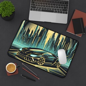 Lamborghini Inspired Desk Mat/Mouse Pad - Gaming Accessory, Home Office Decor, Home Workspace, Desk Pad, Computer Mat, Gift, Mousepad