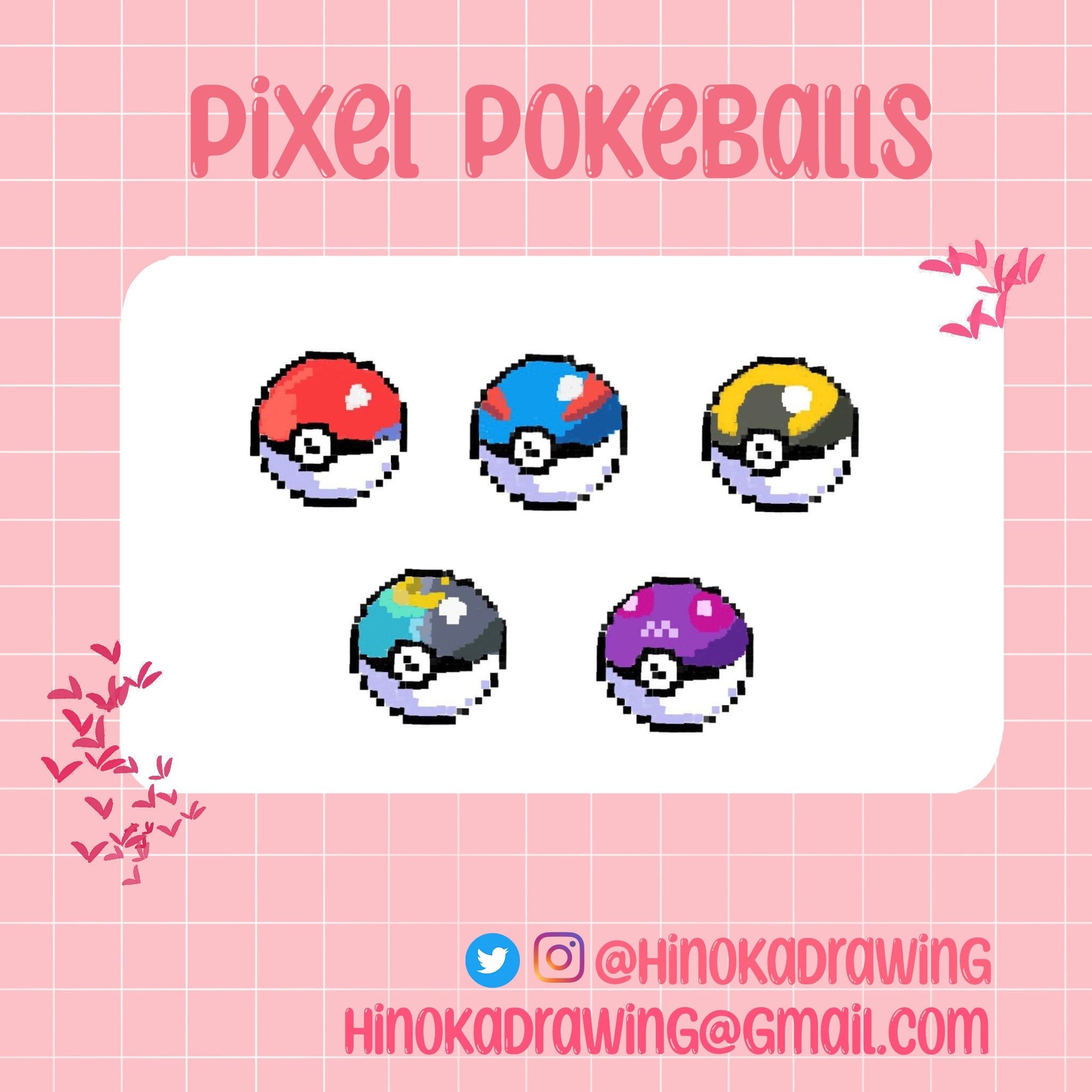 17 X Pixel Colorful Monster Ball Trainer Set of Badges for -  Sweden