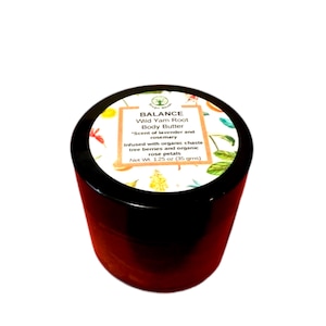 Wild Yam Butter-Balancing Butter- Wild Yam Root Cream-Wild Yam Cream-Concentrated Wild Yam Root-Menopausal Cream-Balancing Cream