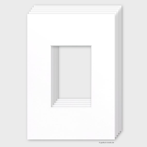 Passe-partout 21x30 cm (A4) White