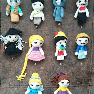Finger puppets handmade crochet special characters amigurumi toys gifts for children
