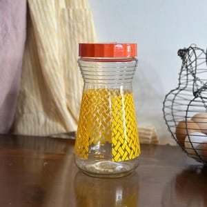 Vintage Anchor Hocking Glass Juice Carafe Jar