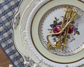 Vintage Cake Stand - Handmade Cake Tray - Floral China Plates -Mismatched Dessert Stand - 3 Tier Cake Stand - Weddings - Baby Showers -Tea