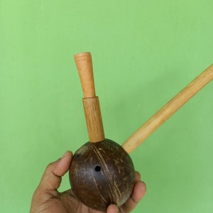 Handgemachte Kokosnuss Tabakspfeife