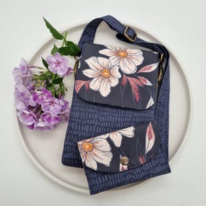 Handytasche und Portemonnaie im Set, kleine Tasche mit Geldbörse