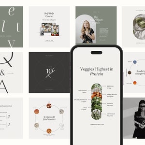 Nutrition Coach Instagram Template | Canva Instagram Post | Health Coach | Wellness Coach Template | Nutritionist | Food | Dietician