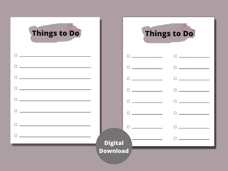 To Do List Printable Checklist - Il 794xN.4017017421 4zck 