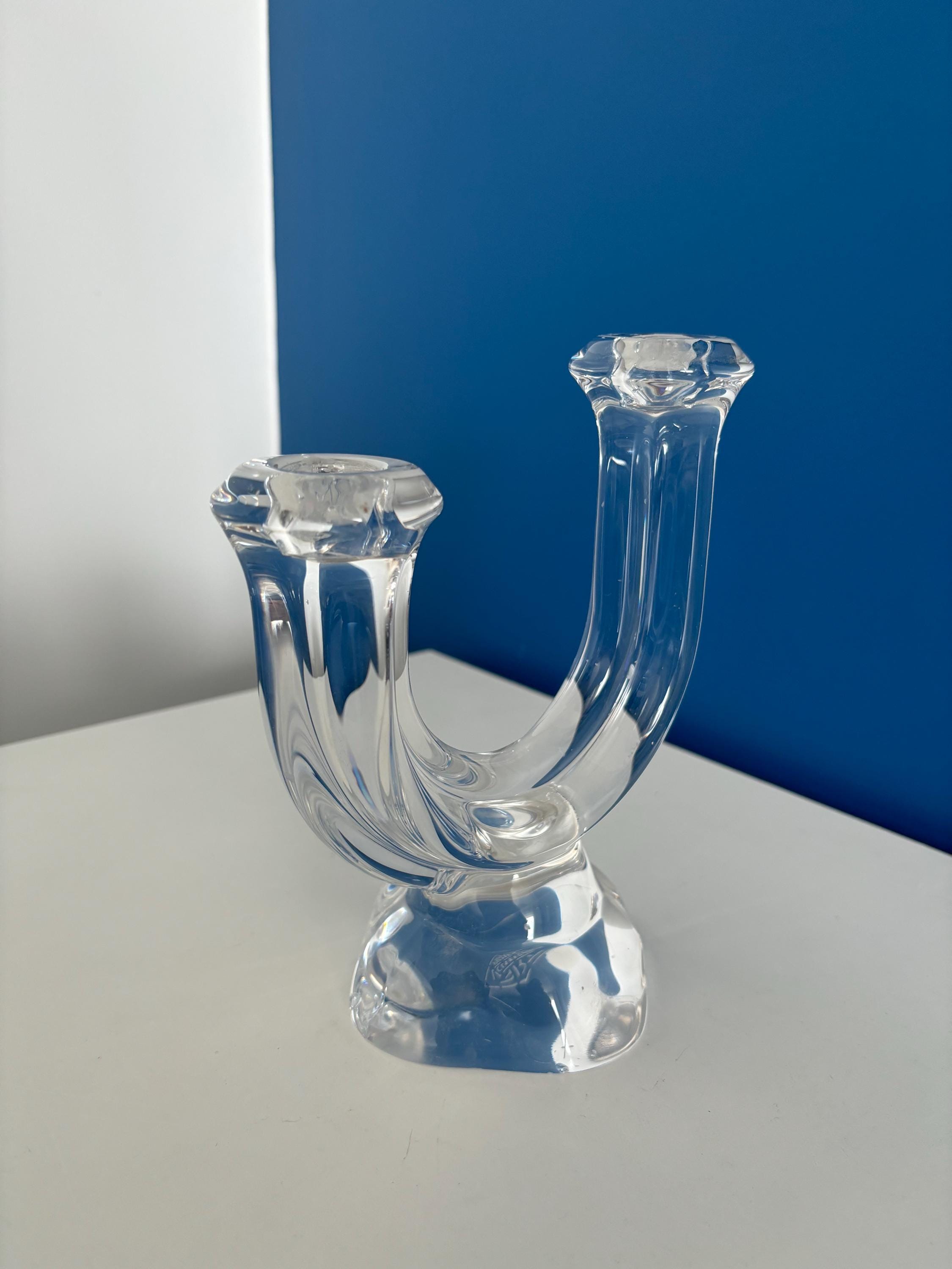 Vintage Vannes Crystal Candle Holder - Made in France Crystal Candle Holder  - Antique Crystal Candle Holder Decoration - Candlestick Centerpiece - Etsy, image size:2250x3000