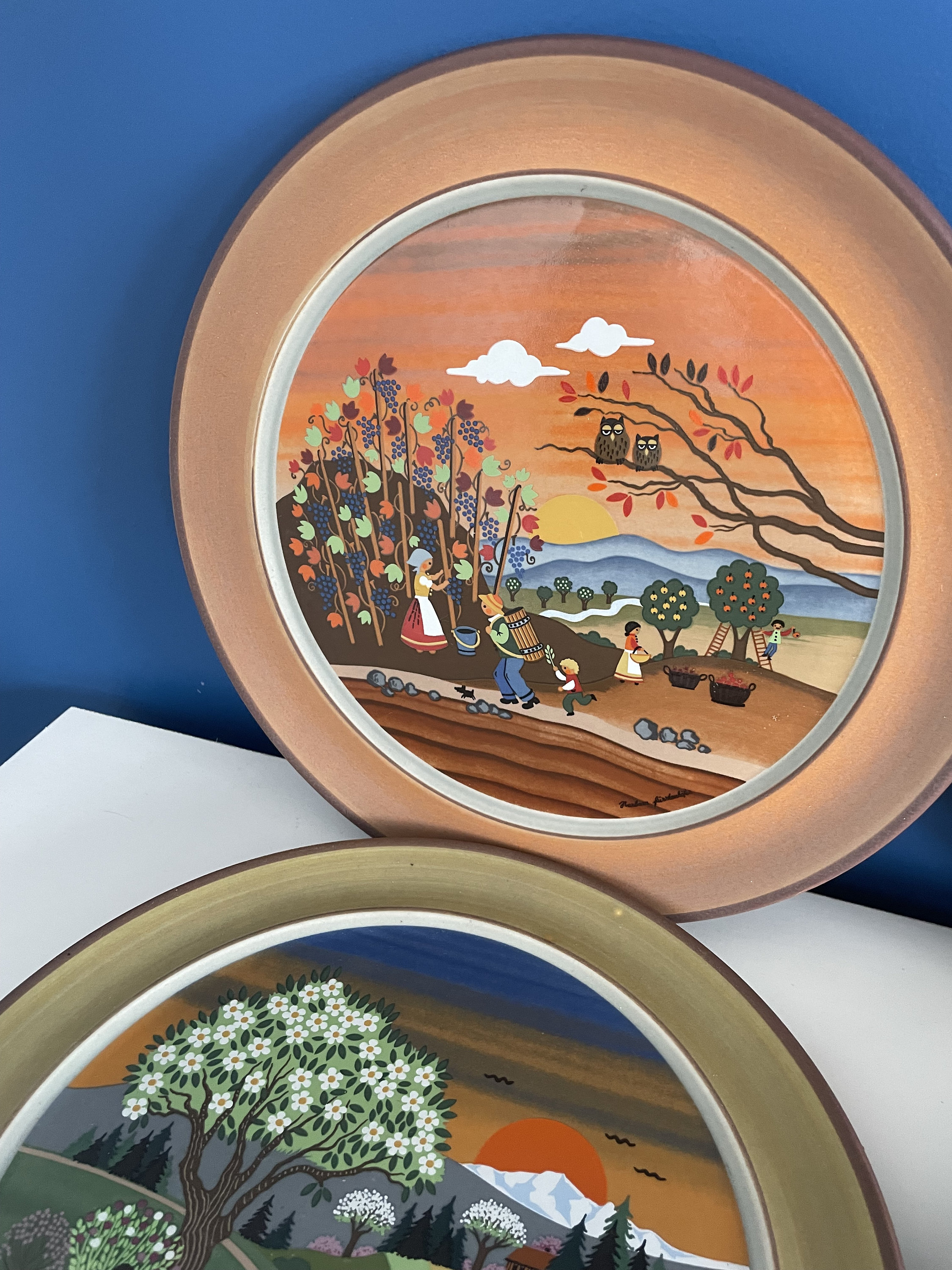 Royal Worcester Lot De 4 Assiettes En Céramique En Deux Tailles Pour