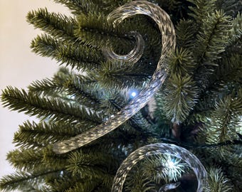 antique glass candy cane christmas ornament - vintage table ornament vintage christmas tree decoration set of 6 - table decoration