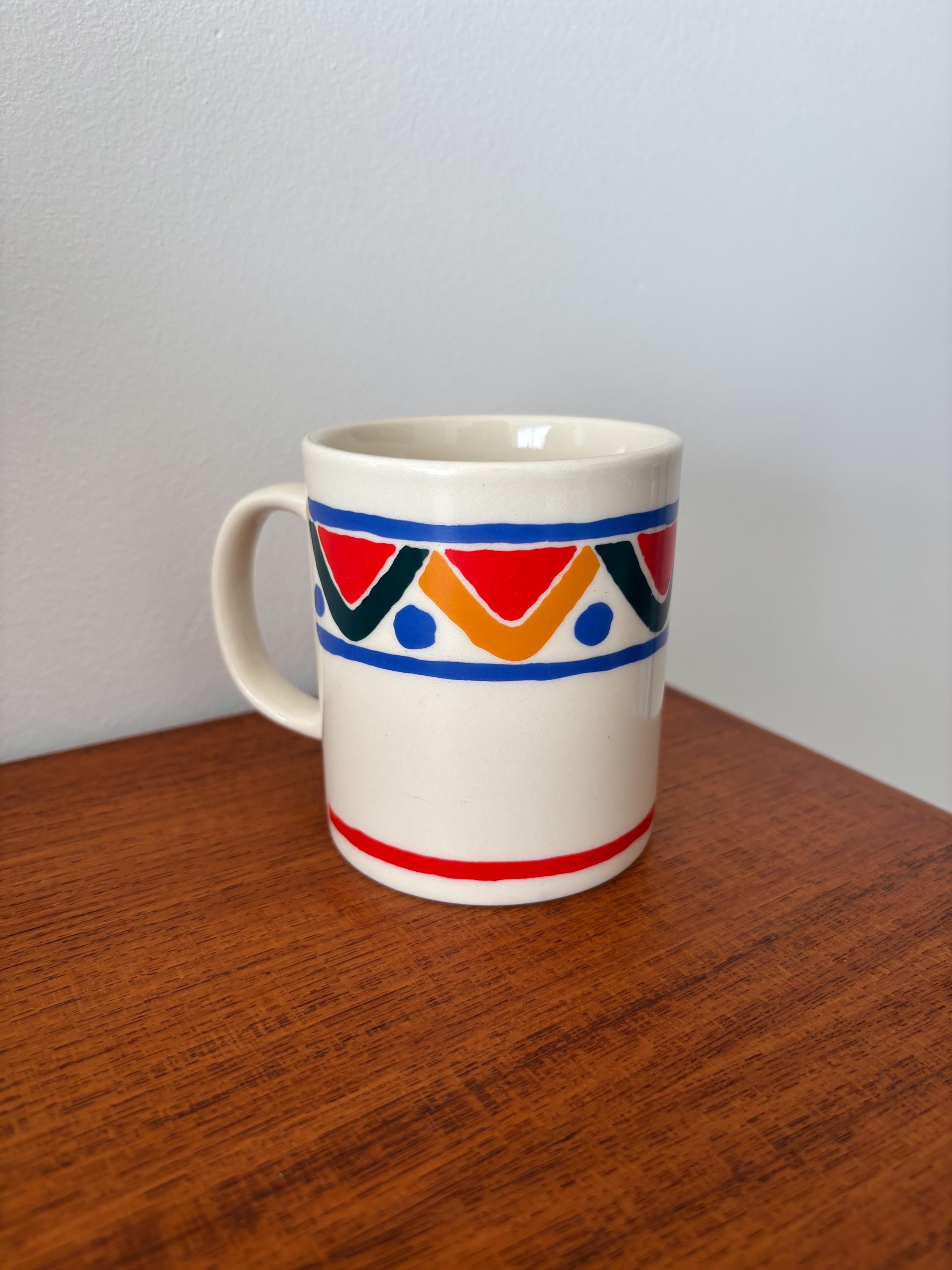 Lot De 11 Tasses à Café Arcopal Vintage – Motif Fleurs 1970 – État D'Occasion
