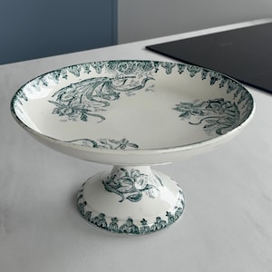 French Ironstone Fruit Bowl St Amand Model Iris | Vintage French Tableware - Antique 20th Century Earthenware