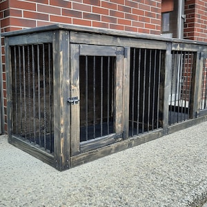 Sturdy and powerful Double industrial style dog house Large dog house in different sizes and colors