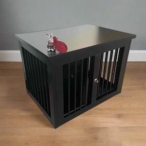 Modern Cozy House for Dog | Small & Large Sizes | Pet Kennel Home Black and White colors