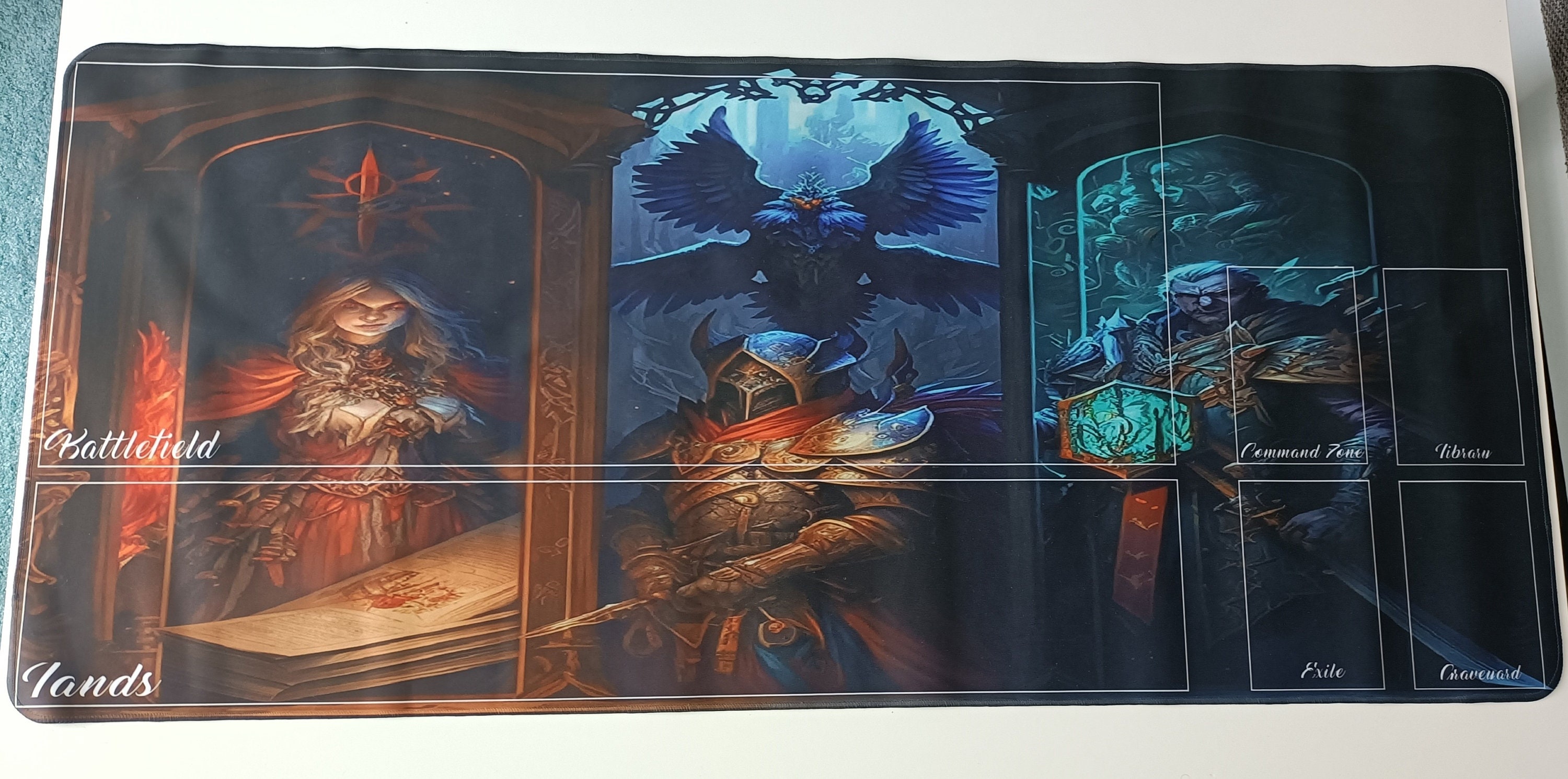 Magic the Gathering Playmats, Playmats, Locked Edge Etsy