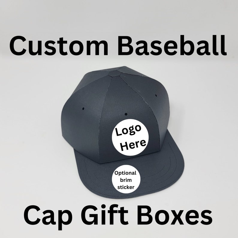 Baseball Cap Gift Box Baseball Cap Treat Boxcustom Baseball Etsy