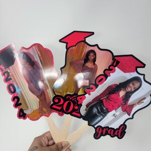 Personalized Graduation Fans, Custom Graduation Fans, Graduation Fans