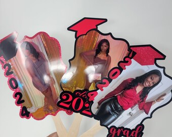 Personalized Graduation Fans, Custom Graduation Fans, Graduation Fans