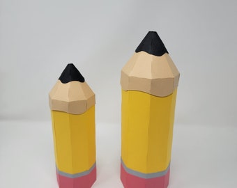 Pencil Gift Box, Teacher Gift, 3D Pencil Gift Box