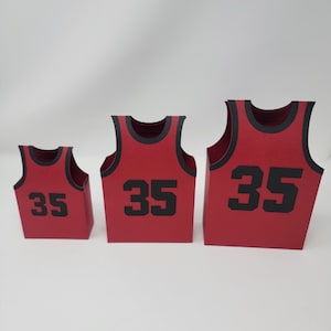 Jersey Gift Box, Sports Jersey Gift Box, Basketball Jersey Gift Box, Jersey Treat Box, Jersey Party Favor