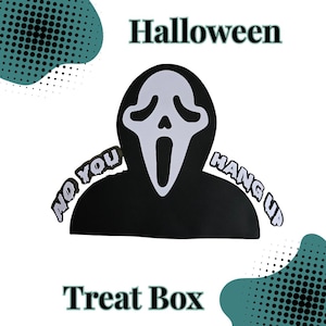 Halloween Treat Box, Halloween Gift Box, Halloween Party Favor, Halloween Snack Box