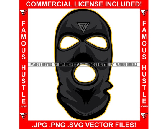 Hustle Gangster Ski Mask Trap Trapper Savage Mafia Boss Hustling Demon  Trench Flex Baller Dope No Eyes Thug Swag Lit Tattoo Logo JPG PNG SVG 