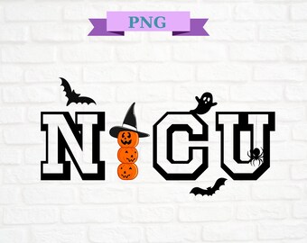 NICU verpleegster Halloween PNG, verpleegster Halloween Png, Halloween ziekenhuis partij Png, Spooky Fall verpleegkundige digitaal bestand, NICU verpleegkundige Student Png