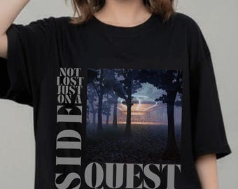 Camiseta de Side Quest, camiseta de Side Quests, camiseta de Side Quest, camiseta techno, camiseta techno, camiseta de música house, camiseta de EDM, camiseta divertida de rave, raver