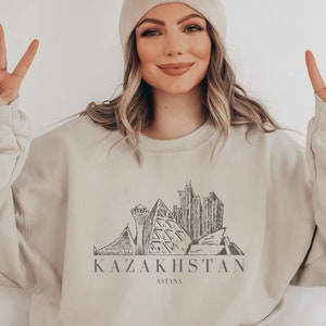 Kazakhstan Shirt, Kazakhstan, Kazakh, Kazakhstani, Astana, Astana Shirt, Nur Sultan, Kazakhstan Sweatshirt, Kazakh Gift, Kazakh Shirt