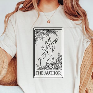 Author T-Shirt, Writer Shirt, The Author Tarot Card, Gift for Author, Tarot Card Shirt, Author Tee, Writing Shirt, Writer Shirt