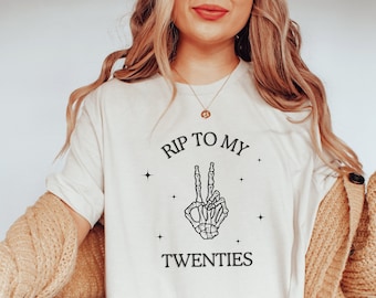 Morte aos meus vinte anos, camisa da morte aos meus vinte anos, camisa do 30º aniversário, morte aos meus 20 anos, RIP aos meus vinte anos, morte aos meus vinte anos, RIP 20s