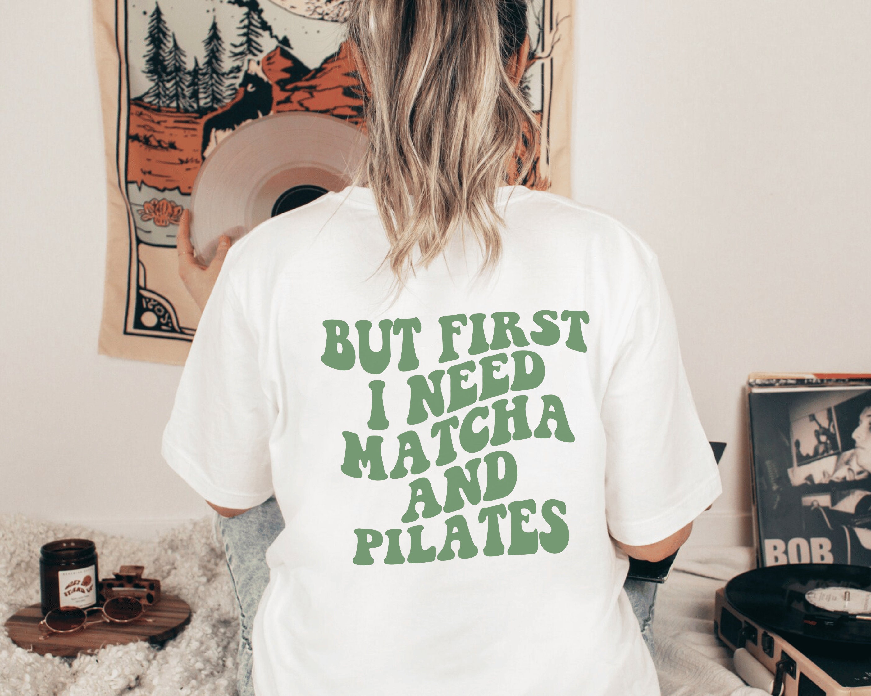 健康アクセサリー macha 健康アクセサリー macha Matcha Shirt, Pilates Shirt, Pilates