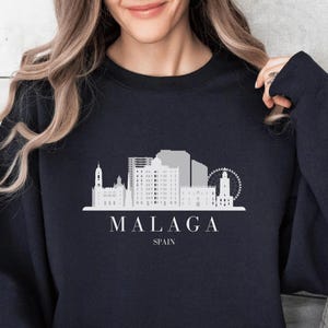 Malaga Shirt, Malaga Sweatshirt, Malaga Spain Shirt, Espana Sweater, Espana Sweatshirt, Malaga Sweater, Malaga Spain, Costa Del Sol