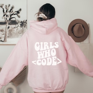 Tjejer som kodar, Tröja för kvinnor inom teknik, Tjejer som kodar-tröja, Kvinnor inom Stem, Kvinnor inom IT, Tröja för kvinnor inom teknik, Stem Major-tröja