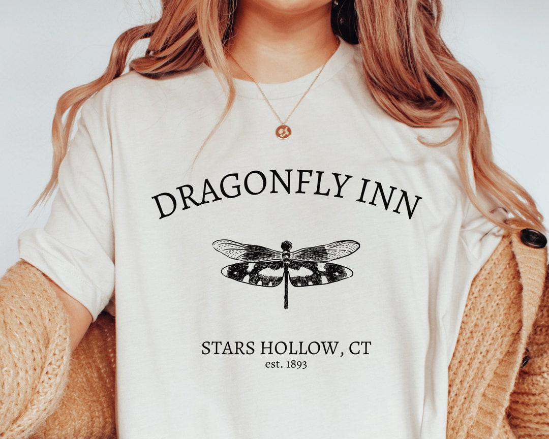 Crewneck Sweatshirt Women Dragonfly Inn Stars Hollow Shirt, Lukes