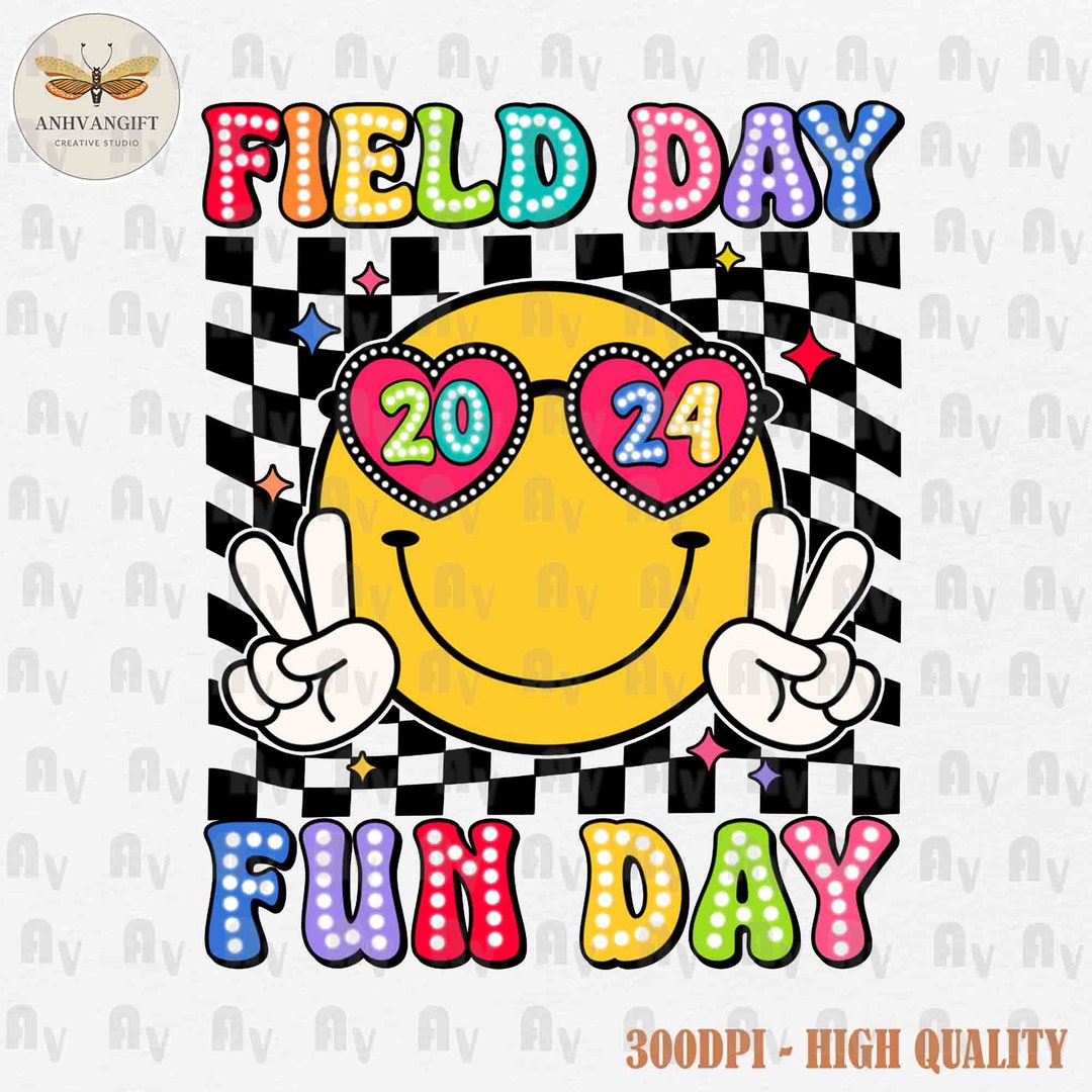 Field Day Fun Day 2024 PNG, Field Day Png, Field Day Dalmatian Dots Png