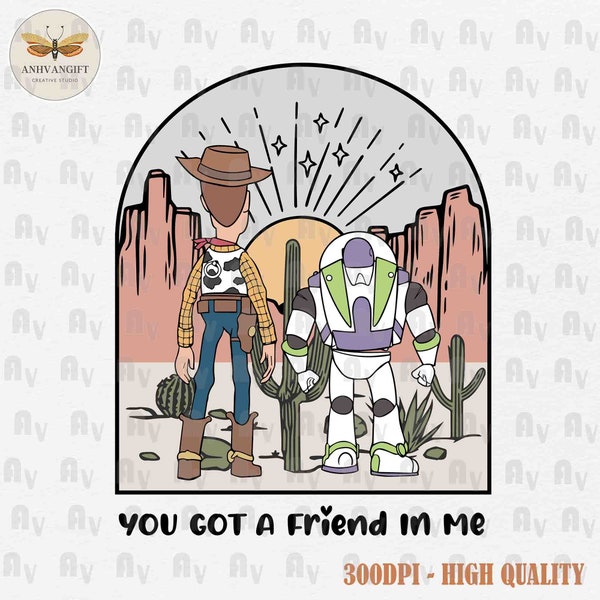 Retro Cowboy PNG, You've Got A Friend In Me Png, Friendship Png, Vacay Mode Png, Magical Kingdom Png, Family Vacation, Family Trip Design