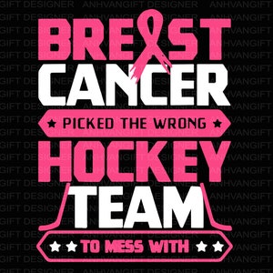 Puck Cancer Breast Cancer Awareness Hockey Jersey -  Singapore