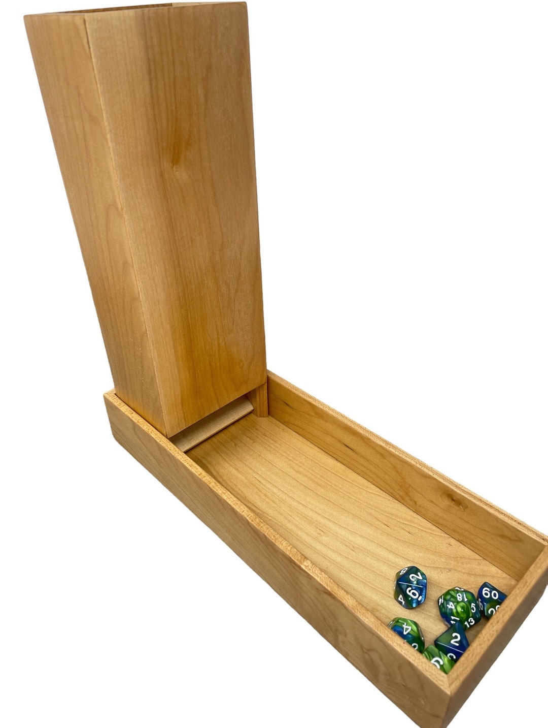 Dungeons and Dragon Dice Maple Wood Dice Tower/d&d Dice Etsy