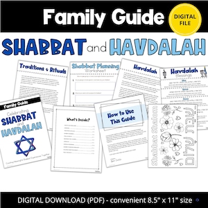 Family Guide - Celebrating Shabbat and Havdalah | Jewish | Sabbath | Havdallah