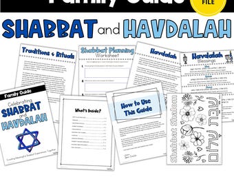 Family Guide - Celebrating Shabbat and Havdalah | Jewish | Sabbath | Havdallah