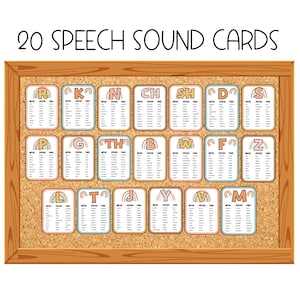 Cartes sonores Pastel Speech, ensemble de 20, Documents vocaux, Ressources vocales, Matériaux SLP, Pathologie de la parole, Ressources d'orthophonie, pdf