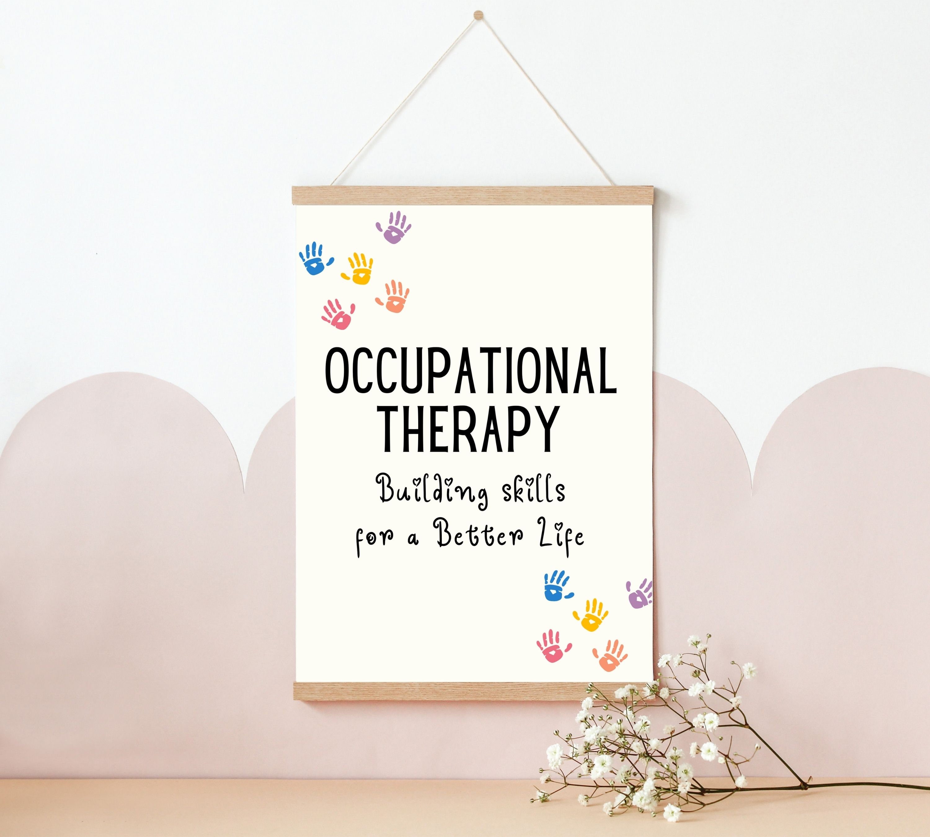 OT Posters - Occupational Therapy Wall Decor Set - Motivational Prints ...