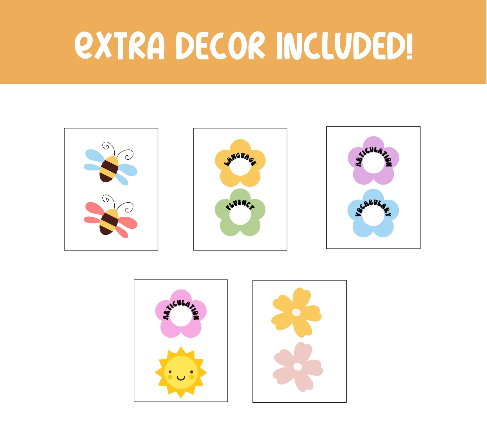 Speech Therapy Bulletin Board, Spring Speech Bulletin Board, Speech ...