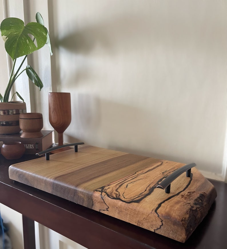 Wooden Charcuterie Board With Handles - Etsy