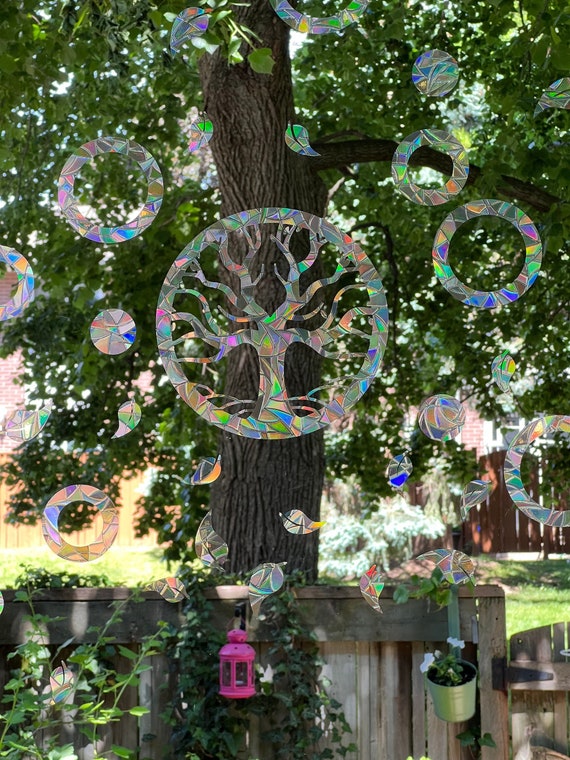 Tree of Life Kaleidoscope Window Film Cling Celtic Art Etsy Canada