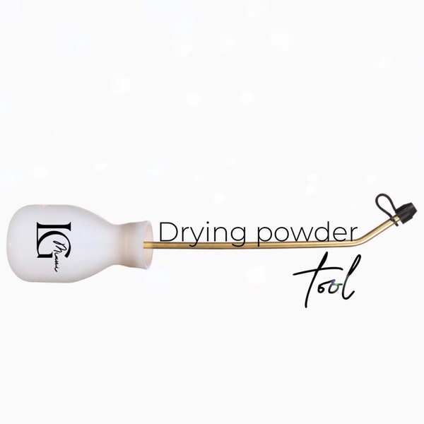 Spray tan drying powder tool