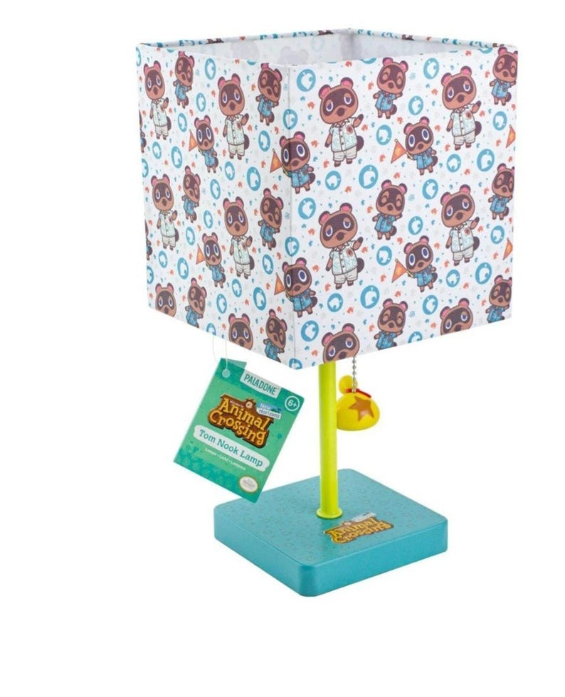 Paladone NEW ANIMAL CROSSING New Horizons Tom Nook 14" Desk Lamp Collectible image 3